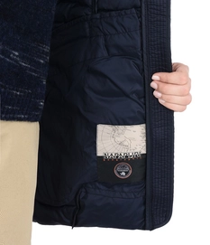 Winterjas Napapijri Aerons Women Long Blu Marine