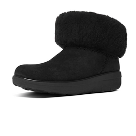 Boot FitFlop Supercush Mukloaff™ Shorty Suede All Black