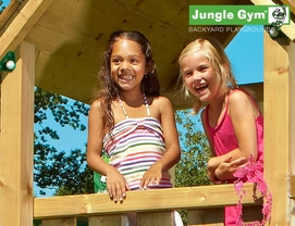 Speelset Jungle Gym Jungle Club + Climb X'tra Rood