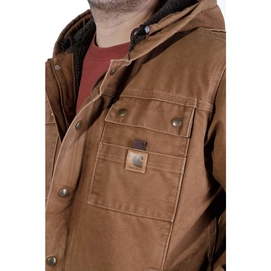 Jas Carhartt Men Sandstone Barlett Jacket Brown
