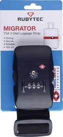 Kofferriem Rubytec Migrator TSA 3 Dial Black
