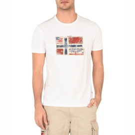 T-Shirt Napapijri Men Senou Bright White