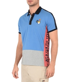 Polo Napapijri Men Elock Light Blue