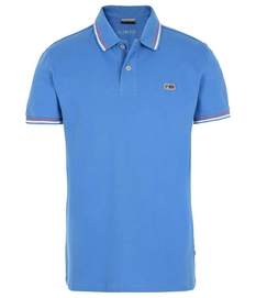 Poloshirt Napapijri Taly SS Stripe Light Blue Herren