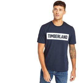T-Shirt Timberland Men SS Mink Brook 3D Brand Tee Dark Sapphire