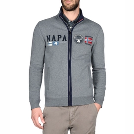 Fleecejacke Napapijri Bensi Med Grey Mel Herren
