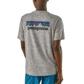 T-Shirt Patagonia Men's Capilene Cool Daily Graphic Shirt P-6 Logo Feather Grey