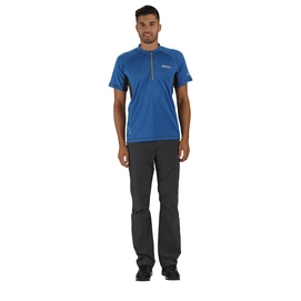 T-Shirt Regatta Mens Breakbar III Oxford Blue/Seal Grey