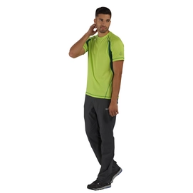 T-Shirt Regatta Mens Volito II Lime Zest Green/Hunter Green