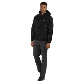 Jas Regatta Mens Levin Black Seal Grey