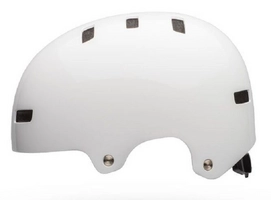 5---bell-span-youth-bmx-skate-helmet-gloss-white-left