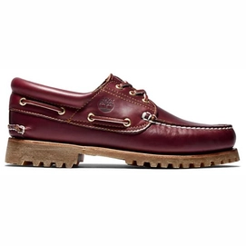 Boat Shoes Timberland Men Authentics 3 Eye Classic Lug Burgundy-Shoe Size 9