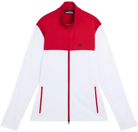 Ski Vest J.Lindeberg Men Banks Mid Layer Barbados Cherry