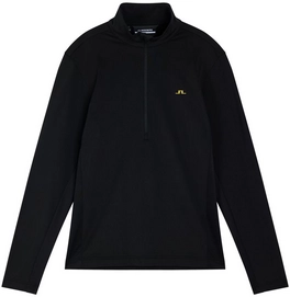 Skipully J.Lindeberg Men Luke Half Zip Mid Layer Black