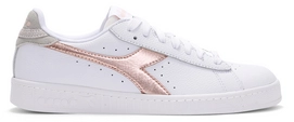 Baskets Diadora Women Game L Low Icona Glossy Bianco Rame