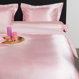 Dekbedovertrek Nightlife Uni Soft Pink Satijn