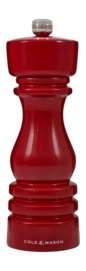 Pepper Mill Cole & Mason London Red Gloss 18 cm