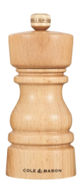 Pepper Mill Cole & Mason London Natural Beech 13 cm