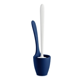 WC Borstel Koziol Mary Loo Deep Velvet Blue-Cotton White