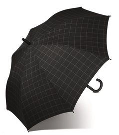 Paraplu Esprit Gents Long AC Check Black
