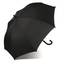 Parapluie Esprit Gents Long AC Rayure Fine Noir