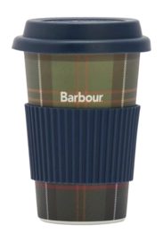 Reisbeker Barbour Unisex Reusable Tartan Travel Mug Classic Tartan