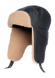 Bonnet Barbour Homme Morar Wax Trapper Navy (S)