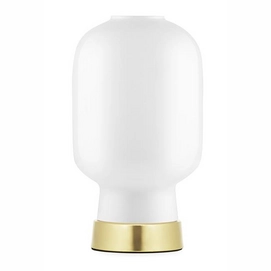 Tafellamp Normann Copenhagen Amp White Brass