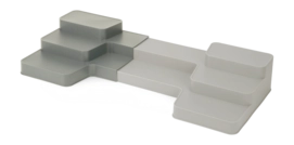 Kitchen Organizer Joseph Joseph Duo Expandable Tiered Organizer Grey