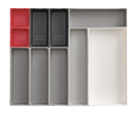 Drawer Organizer Joseph Joseph Duo Drawer Organizer Set Grey (10-piece)