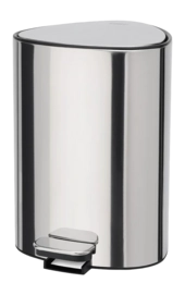 Prullenbak Joseph Joseph EasyStore Luxe 5L Pedal bin Zilver