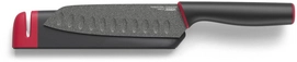 Couteau Santoku Joseph Joseph Slice & Sharpen Rouge Noir