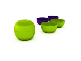 Schalenset Joseph Joseph Grün/Aubergine