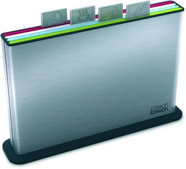 Snijplank Joseph Joseph XL Steel Glans RVS (4-delig)