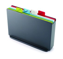 Planches à découper Joseph Joseph Index Antislip Regular Graphite (4 pièces)