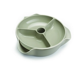 Serveerschaal Joseph Joseph Double Dish Groot Stone (2-delig)