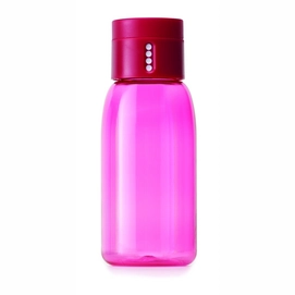 Wasserflasche Joseph Joseph Hydration-Tracking Pink 400 ml