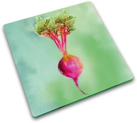 Untersetzer Joseph Joseph Viereckig Rote Bete Wasserfarben Print