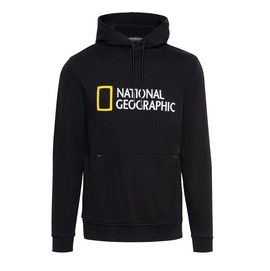 Pullover National Geographic Logo-Hoodie Black Herren