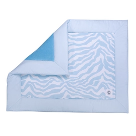 Boxkleed Kidsdepot Zebra Blue Katoen (80 x 80 cm)