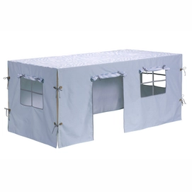 Tafeltent Kidsdepot Zebra Blue 200 x 100 cm