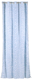 Gordijn Kidsdepot Zebra Blue