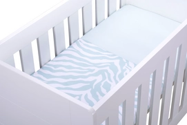 Ledikantlaken Kidsdepot Zebra Seagreen Katoen