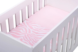 Ledikantlaken Kidsdepot Zebra Flamingo Katoen