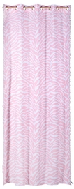 Gordijn Kidsdepot Zebra Flamingo