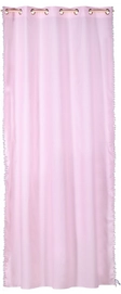 Gordijn Kidsdepot Zebra Flamingo Stip