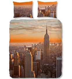 Dekbedovertrek Good Morning Manhattan Multi Katoen