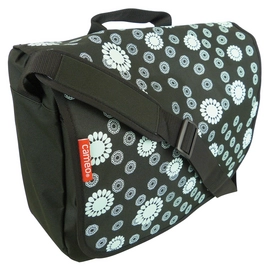 Fietstas Cameo Messenger Cirkel Zwart