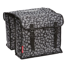 Fietstas Cameo Dubbel Bag Leaf 30L Zwart