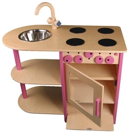 Kinderkeuken Van Dijk Combi Roze Peuter